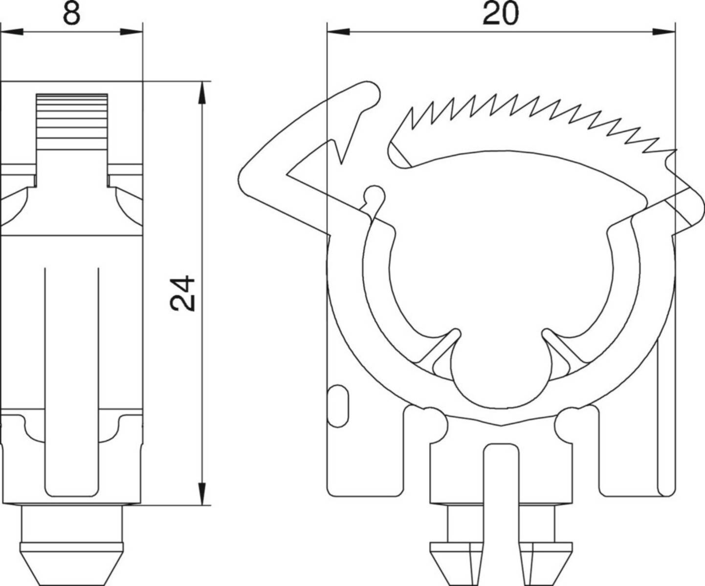 OBO Bettermann Zugentlastung ZE2 3