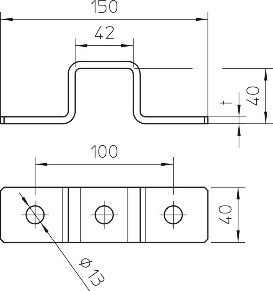 OBO Bettermann Omegabügel GMS 3 O 4141 A2