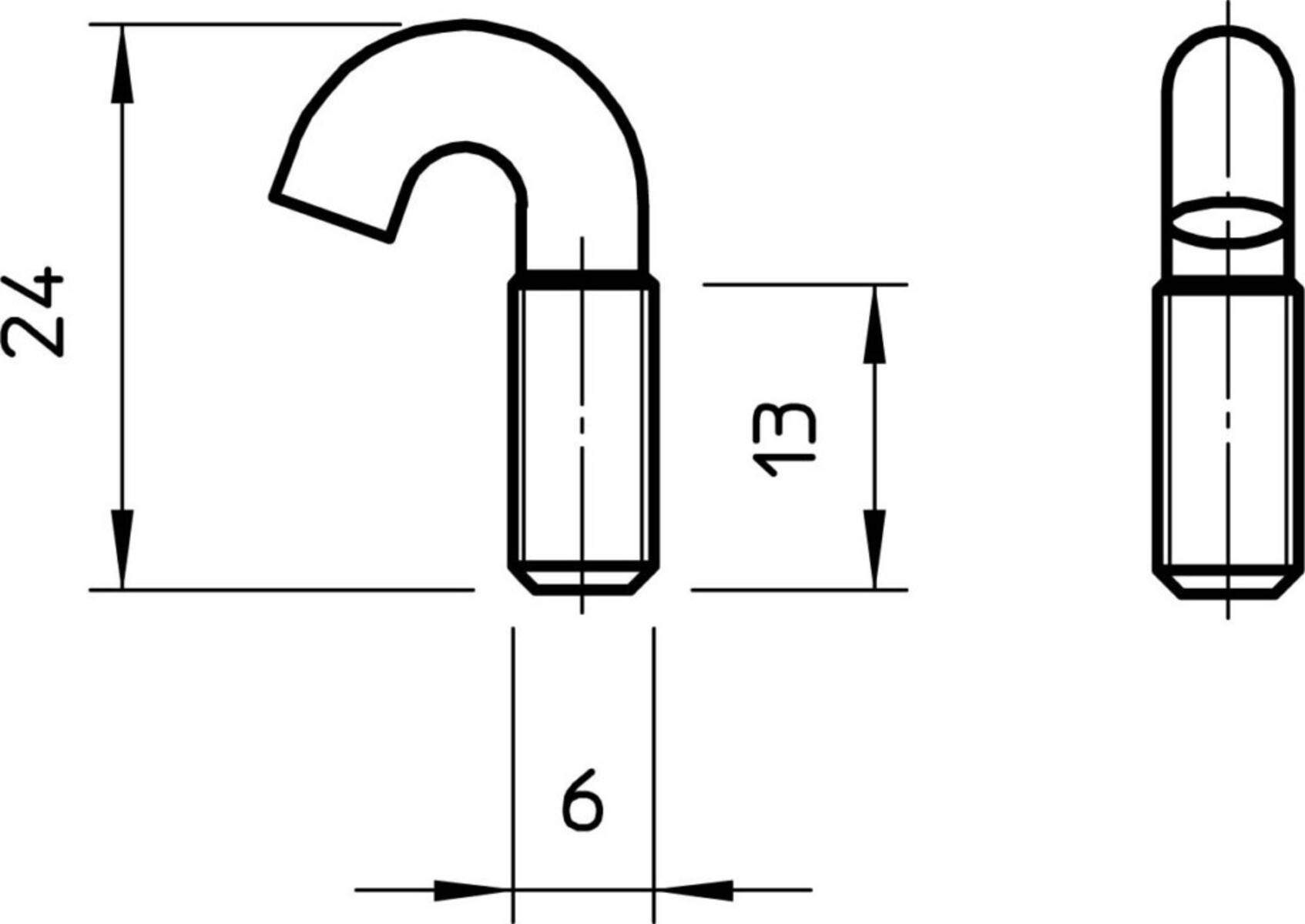 OBO Bettermann Hakenschraube HS M6x13 A2