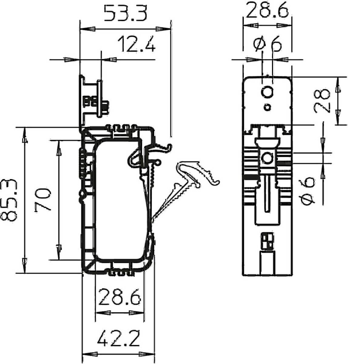 OBO Bettermann Grip-Sammelhalterung 2031 F 20