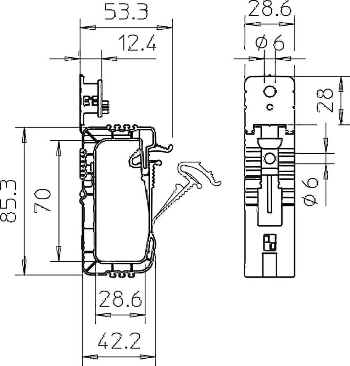 OBO Bettermann Grip-Sammelhalterung 2031 F 20
