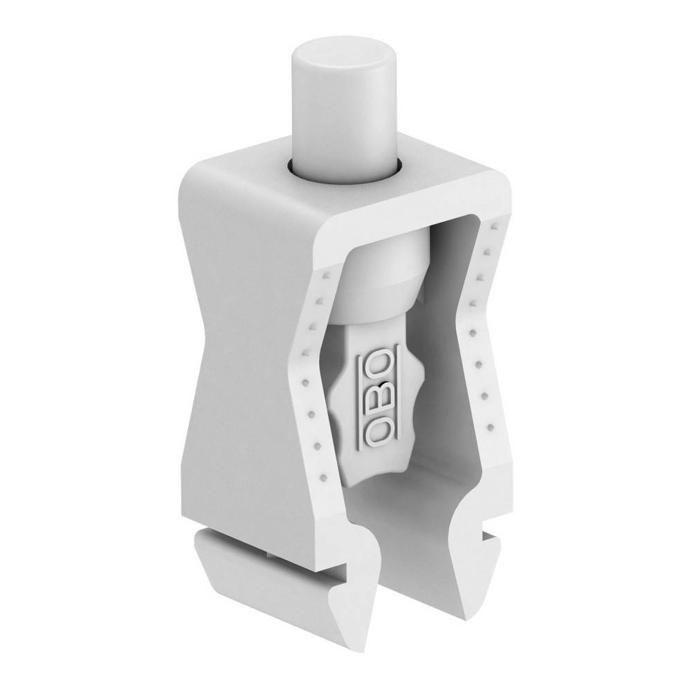 100 Stk. OBO Bettermann Schlag-Schelle 2047 5-25 LGR