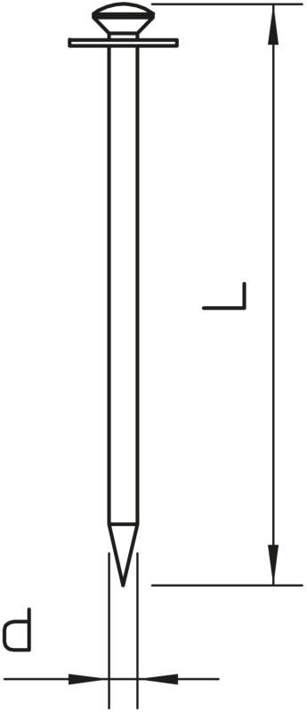 Eine einfache Schwarz-Weiß-Linienzeichnung einer Tür von der Seite, die deren Umriss und einen einzelnen horizontalen Griff rechts zeigt.