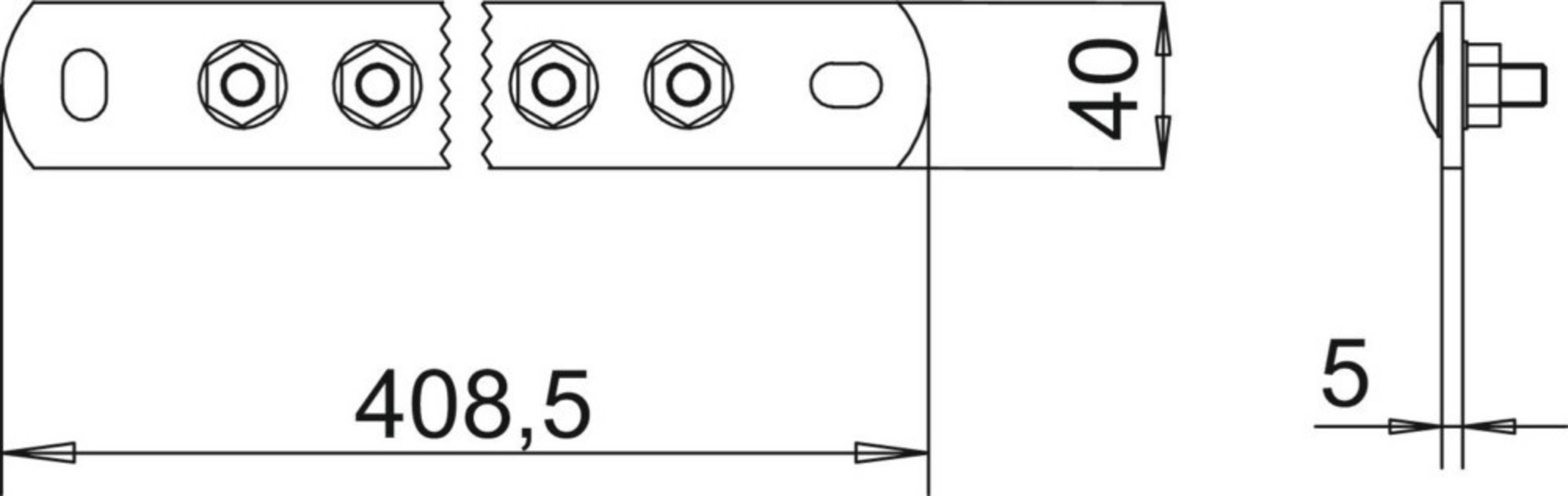 OBO Bettermann Potentialausgleichsschiene 1802 10 CU