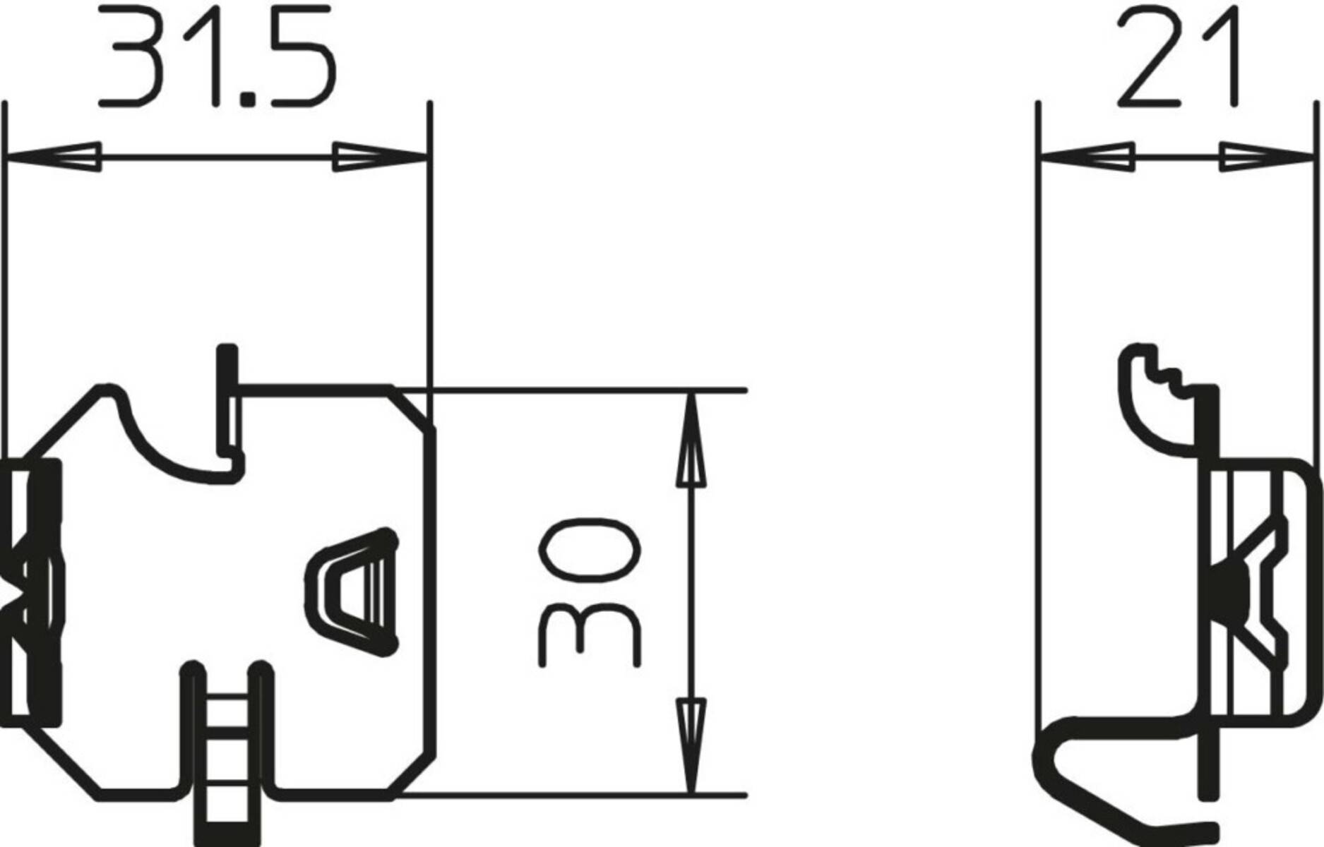 OBO Bettermann Klemmstück KS KR A2
