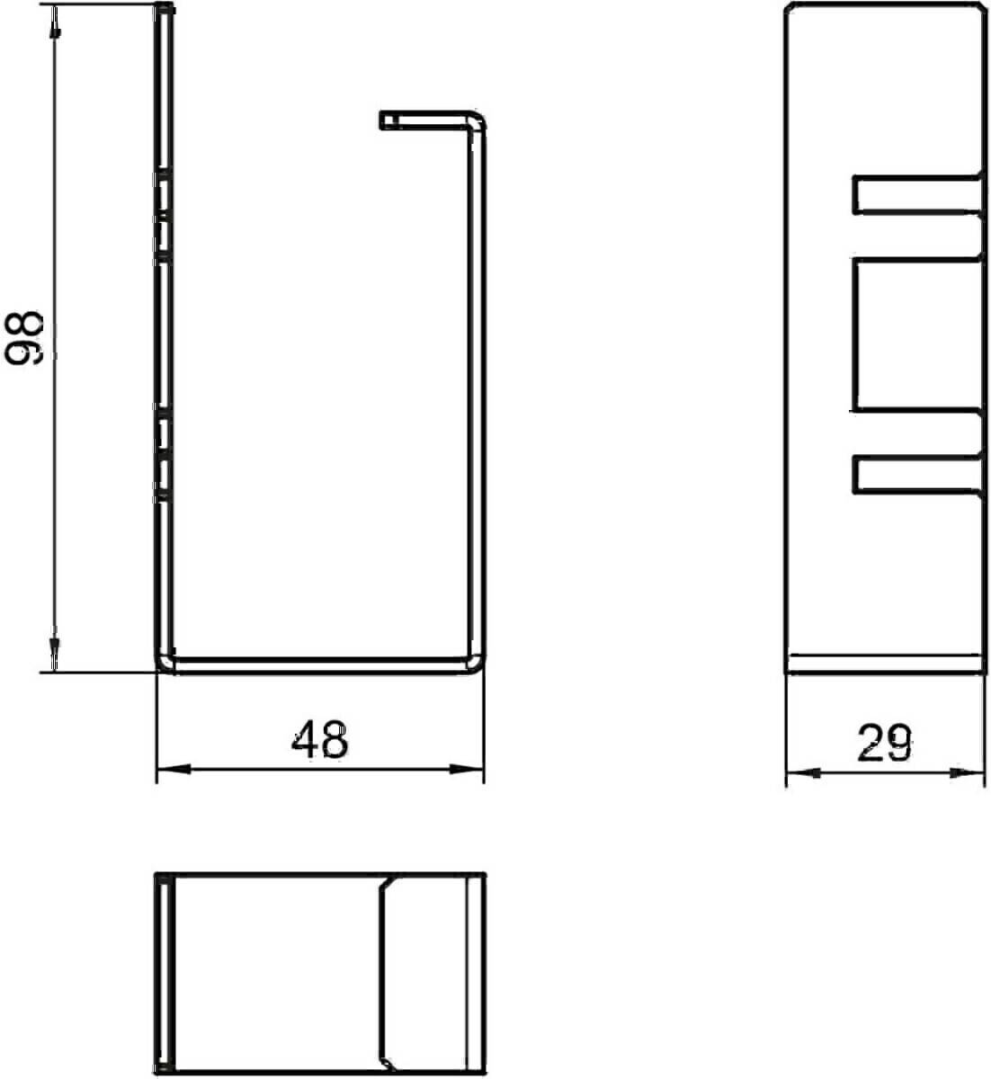 OBO Bettermann Kanalklammer LKM KF 60100