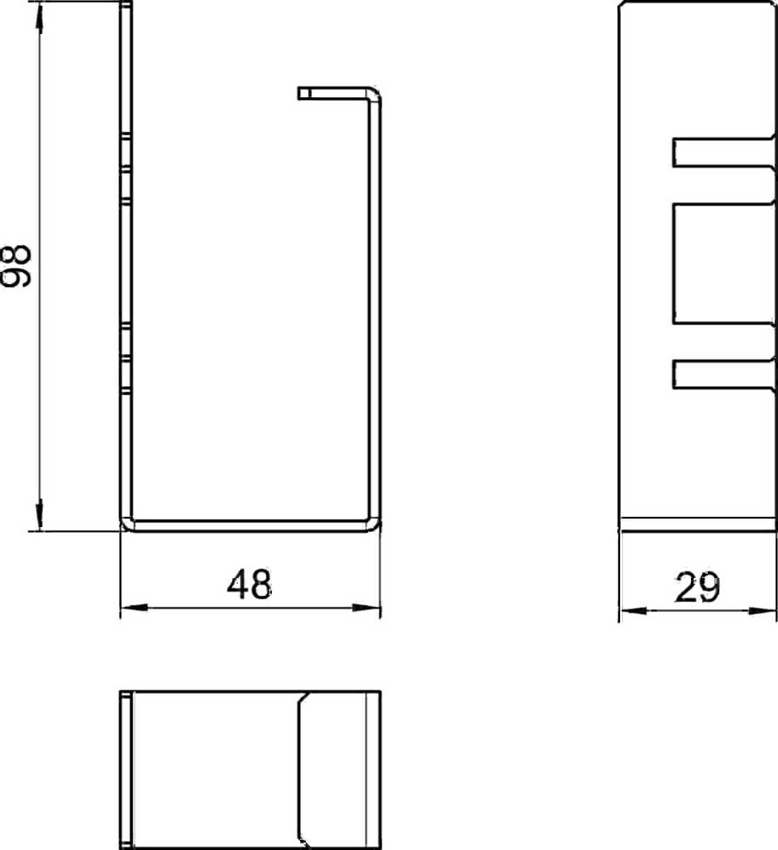 OBO Bettermann Kanalklammer LKM KF 60100