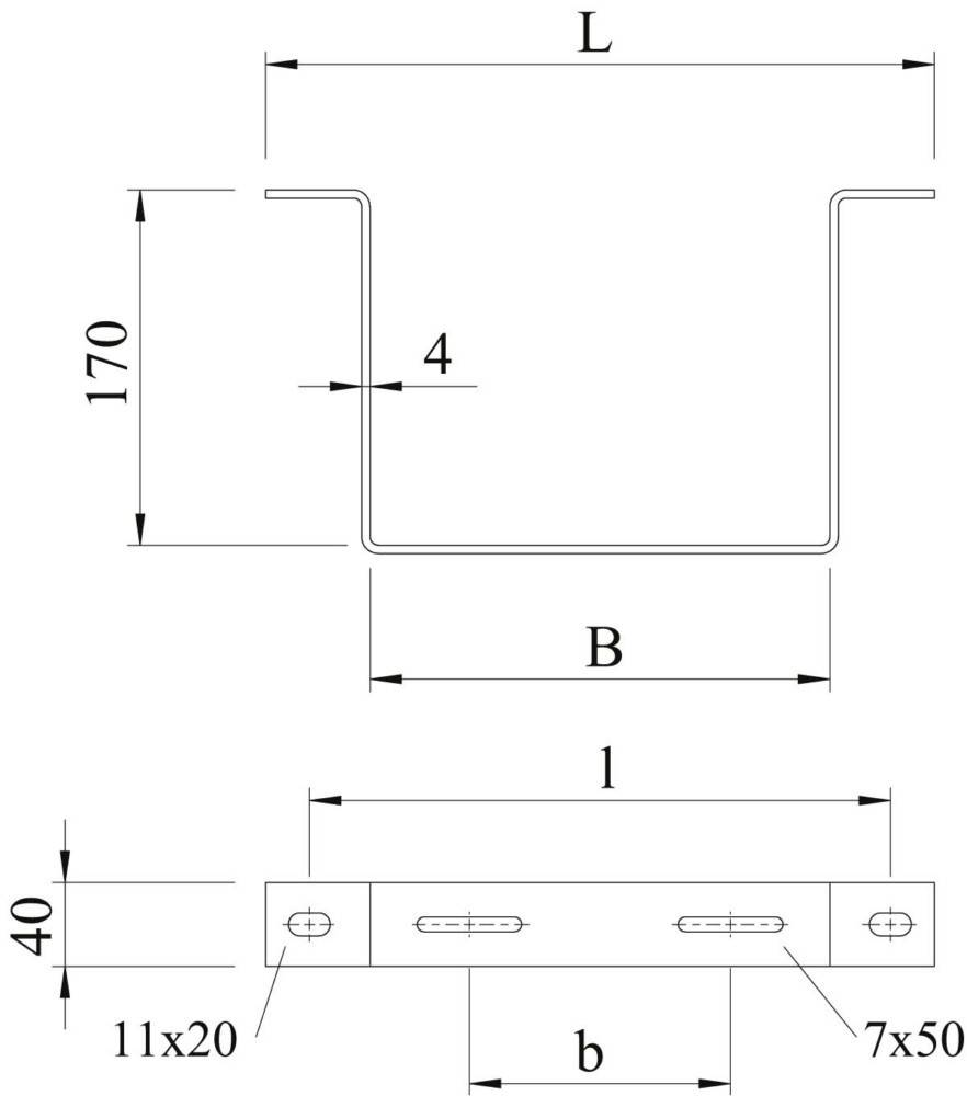14 Stk. OBO Bettermann Abhängebügel AHB-T1722 VA4547