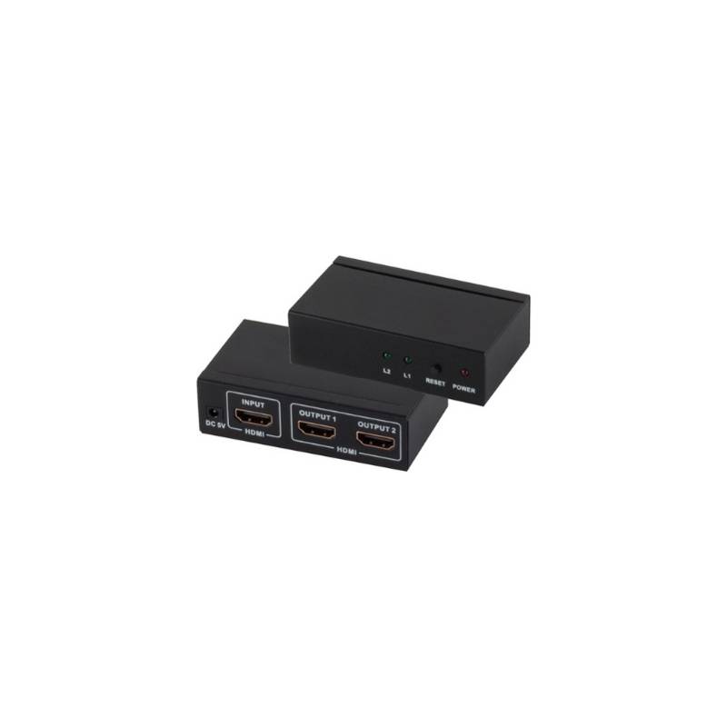 ShiverPeaks 2 x HDMI switch - HDMI - 2x HDMI - 1 x HDMI 1.4 - 3840 x 2160 Pixel
