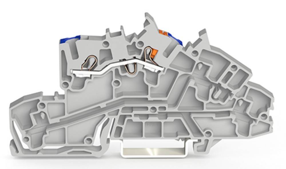 Querschnitt eines Fensterrahmens, der die Innenkomponenten und Isolationsschichten zeigt und energieeffiziente Designmerkmale veranschaulicht.