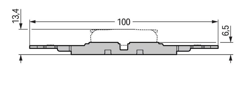 Wago Befestigungsadapter mit Zugentlastung;2-fach;für Durchgangsverbinder mit Hebel;grau - 221-2502 - 25 Stück