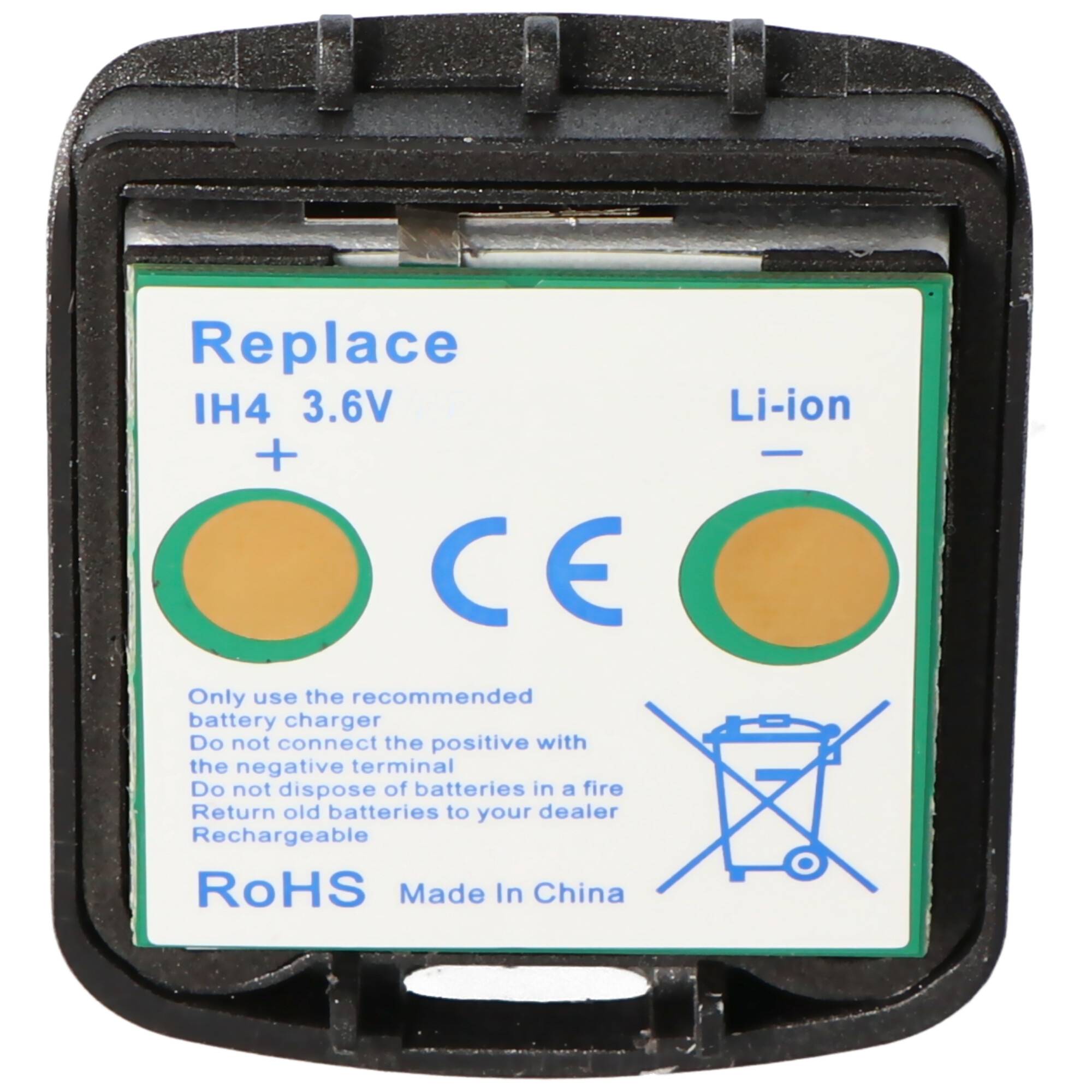 Li-Ion Akku passend für DETEWE OPENPHONE IH4, FC4, D4 mit 3,7Volt 650mAh mit Deckel