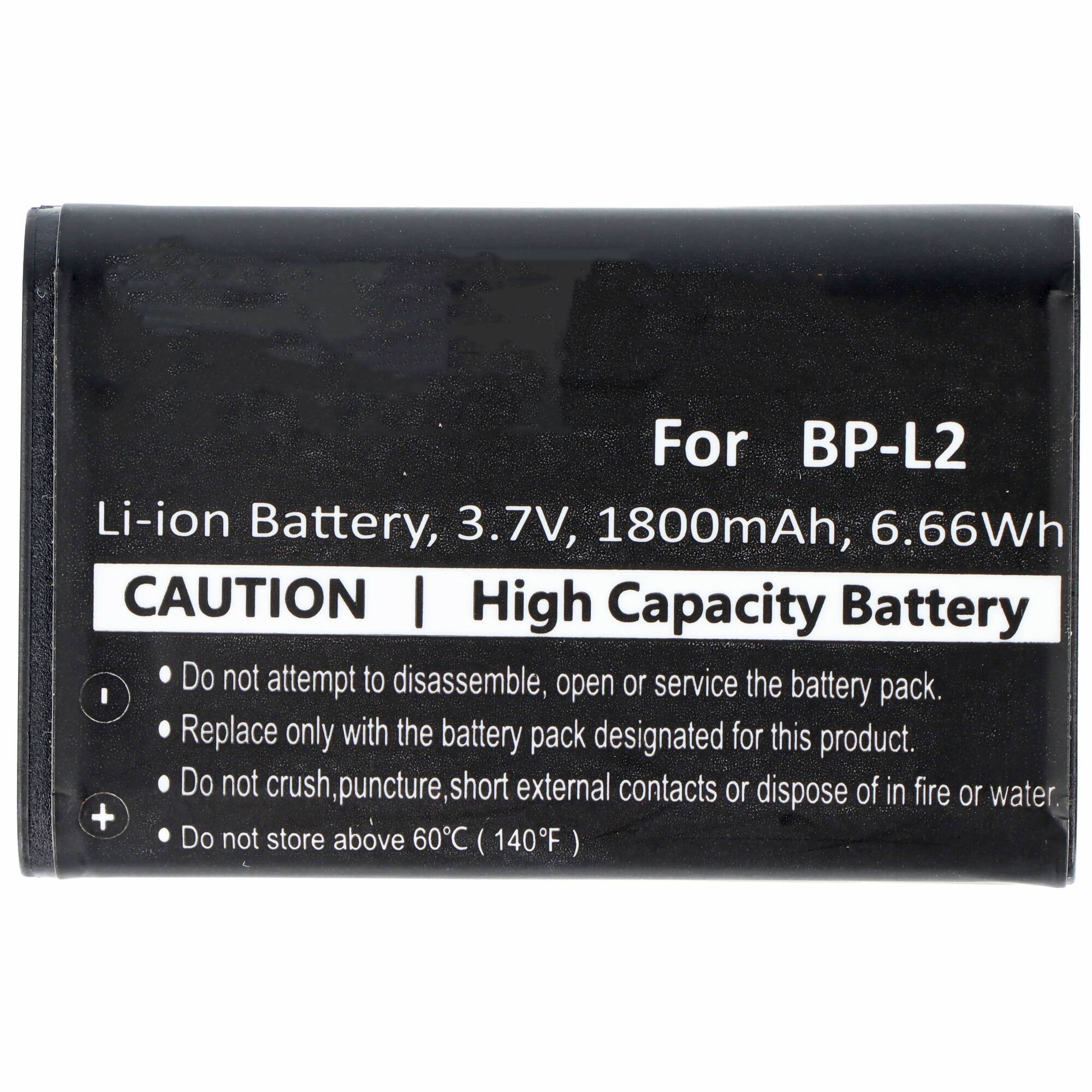 Akku passend für Tascam DR-1, GT-R1, DR-Serie, BP-2L 3,7 Volt 1800mAh Diktiergerät