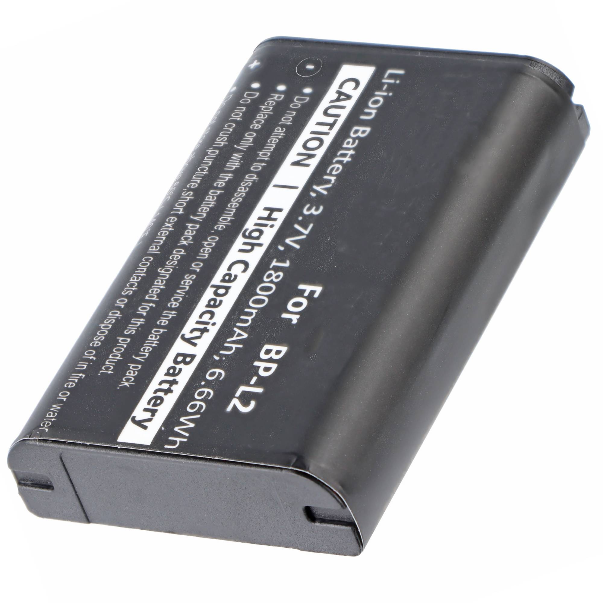 Akku passend für Tascam DR-1, GT-R1, DR-Serie, BP-2L 3,7 Volt 1800mAh Diktiergerät