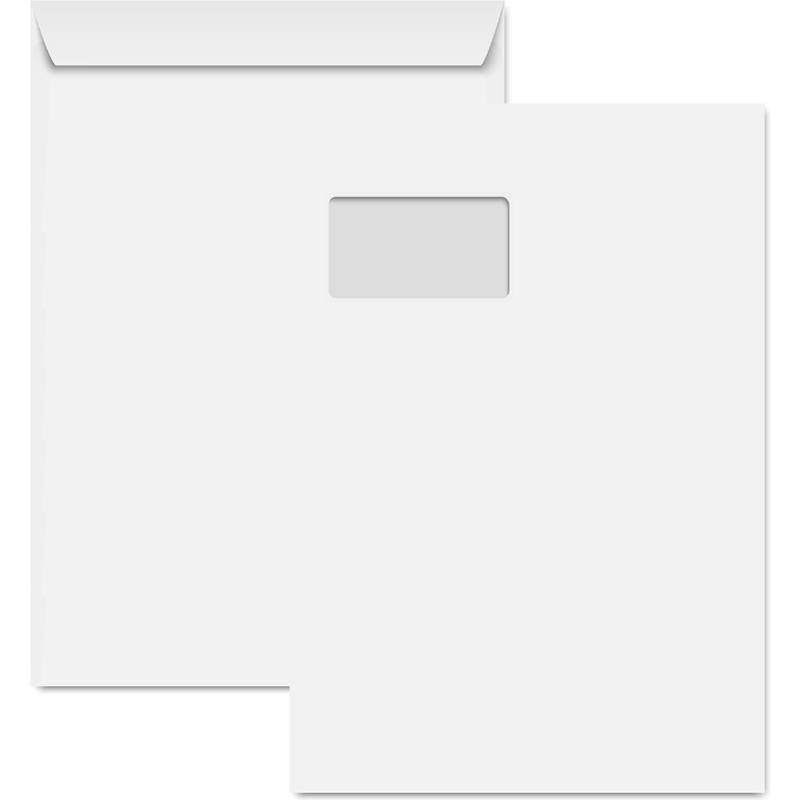 Clairefontaine Versandtaschen C4, 229 x 324 mm, weiß