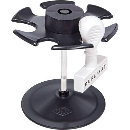WEDO Stempelträger 6-fach, rund, schwarz