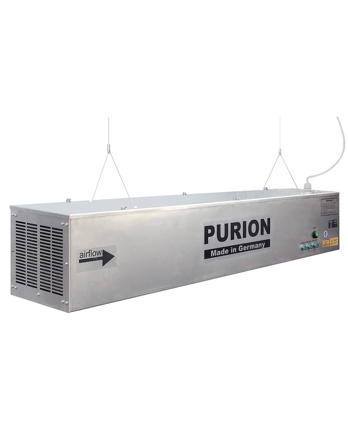 AIRPURION 300W OTC MR UVC Luftdesinfektion, integrierter Lüfter für max. 1200m³ Räume,UV Entkeimungsgerät
