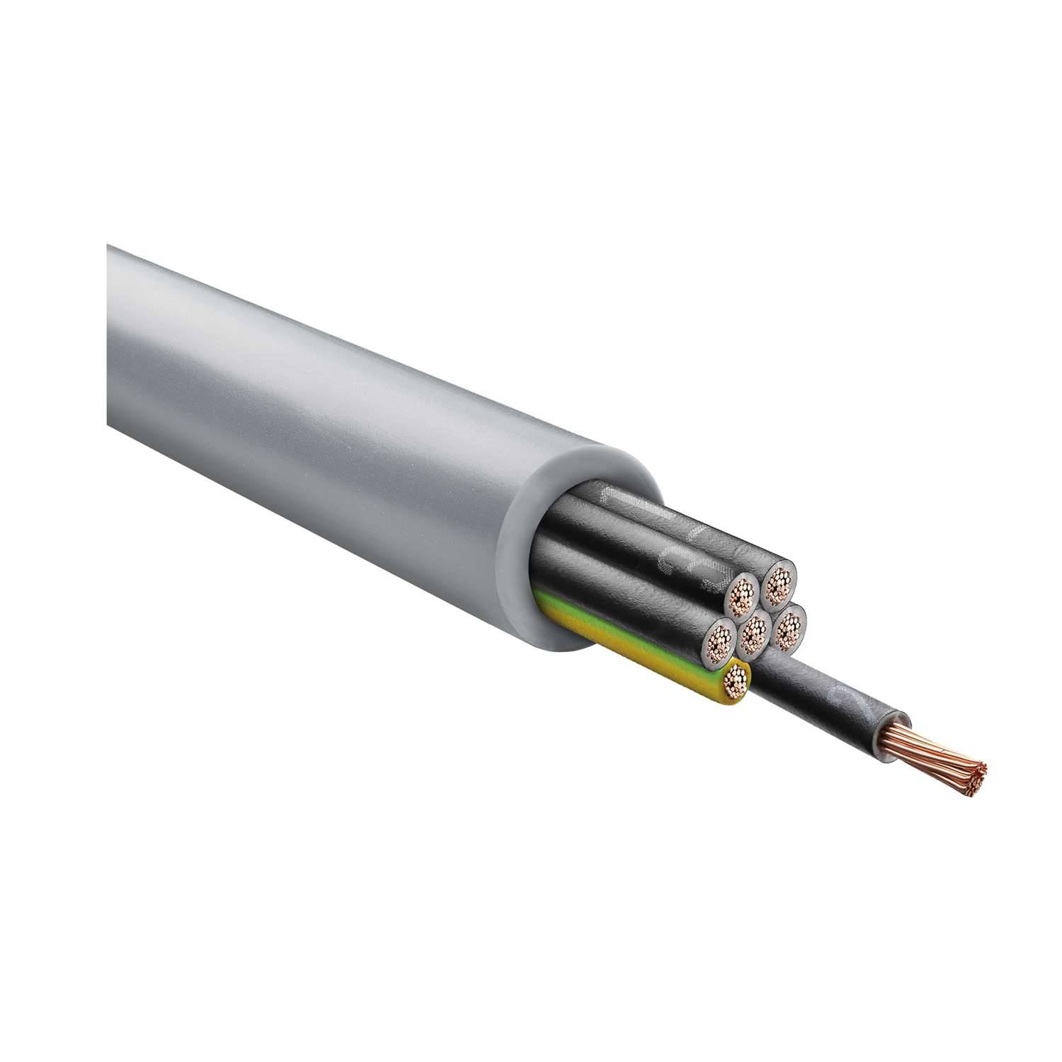 1123074/100 LAPP ÖLFLEX CLASSIC 130 H 7G1mm² halogenfrei AD 8,1mm Nennspannung Uo/U 300V/500V nach UL 600V - 1 Meter
