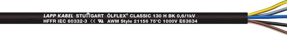 Lapp ÖLFLEX® CLASSIC 130 H BK 0,6/1 kV 4G4 - 1123435 - 1 m