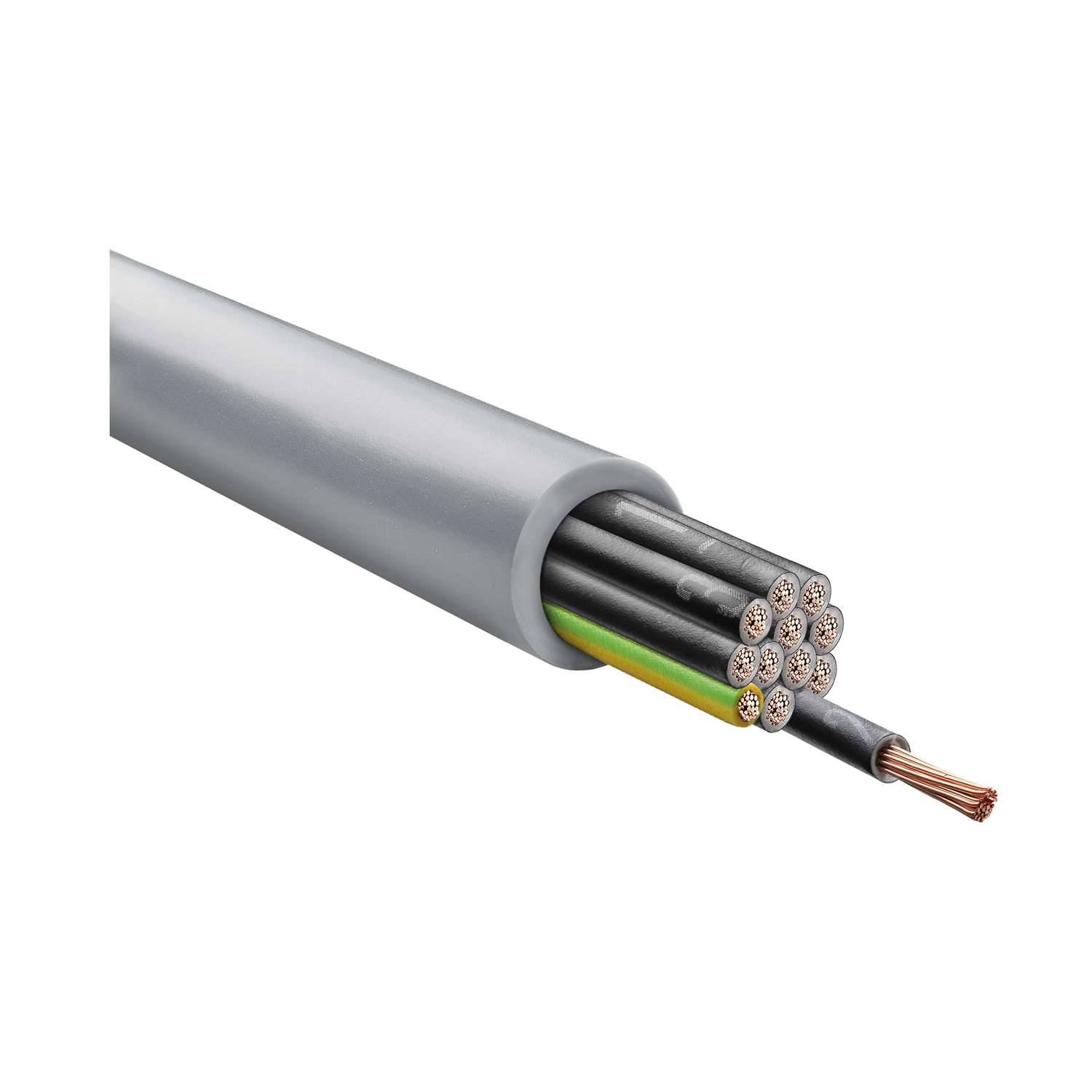 LAPP ÖLFLEX CLASSIC 130 H 12G1,5mm² halogenfrei AD 12,2mm Nennspannung Uo/U 300V/500V nach UL 600V - 1 Meter