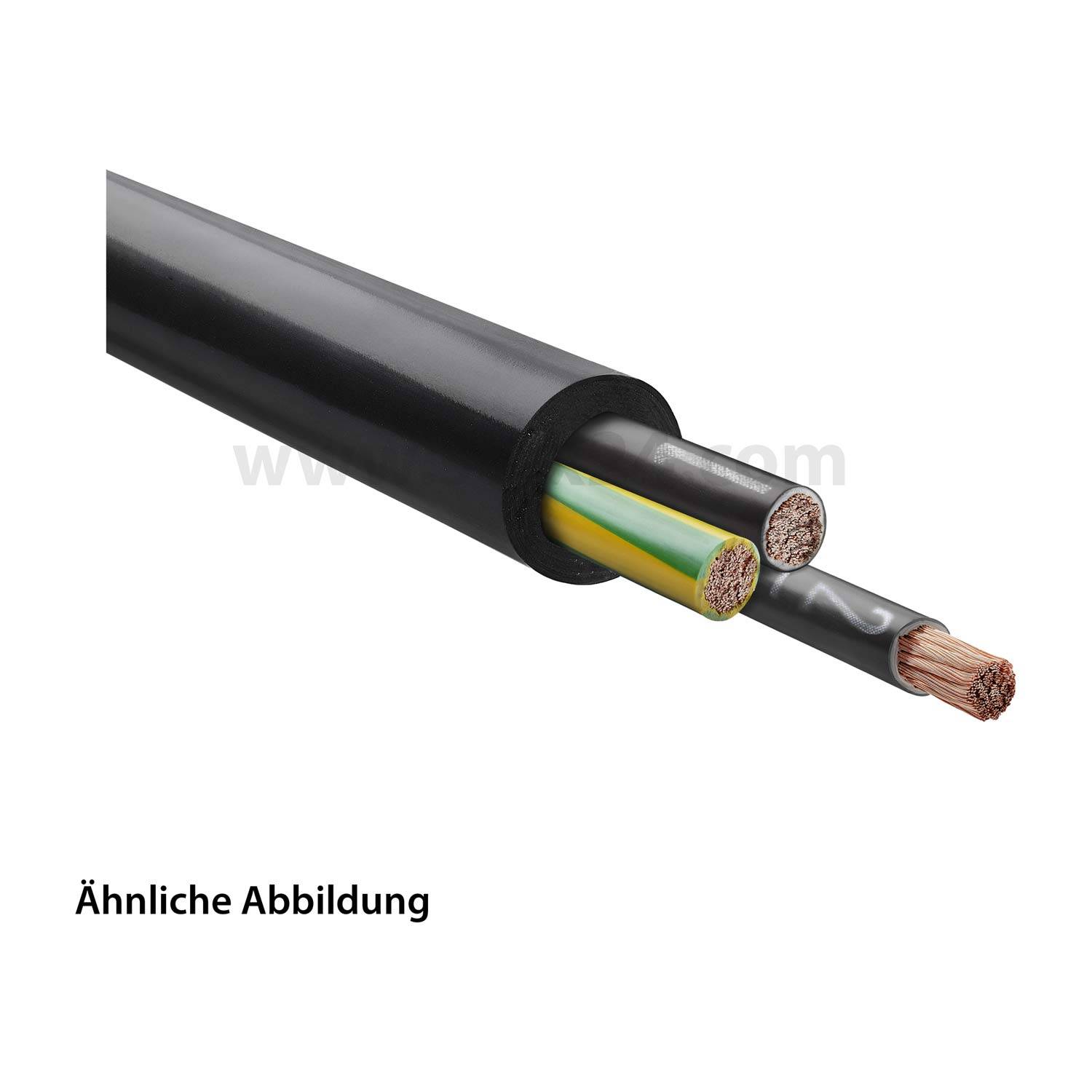 LAPP ÖLFLEX Classic 110 Black 0,6/1kV 3X1,5mm² AD 10,1mm Nennspannung Uo/U 600V/1000V - 1 Meter