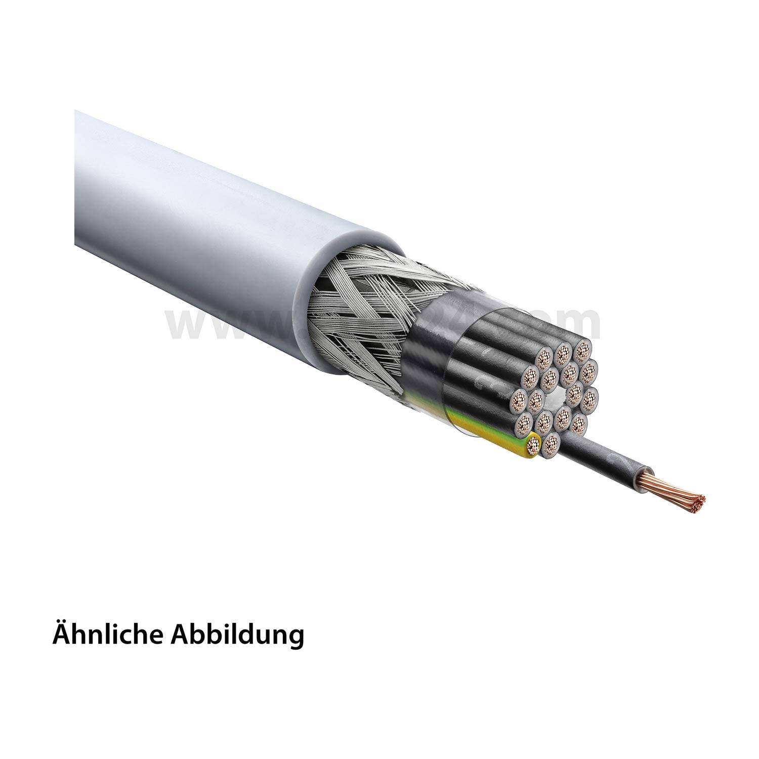 LAPP ÖLFLEX Classic 115 CY 18G0,5mm² AD 11,5mm Nennspannung Uo/U 300V/500V - 1 Meter