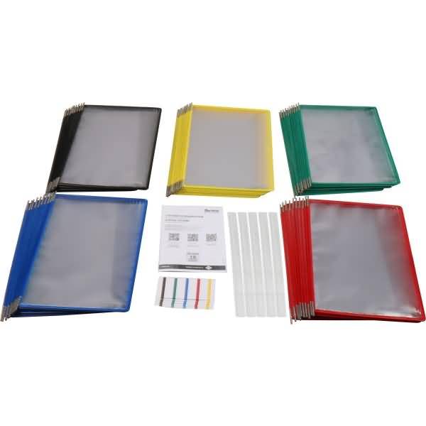 Sichttafeln A4 5 Farben sortiert VE=50 Stück