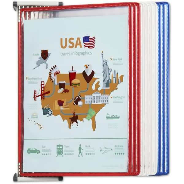 Wand-Sichttafelelement 10 Tafeln Sortierung USA