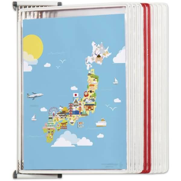 Wand-Sichttafelelement 10 Tafeln Sortierung Japan