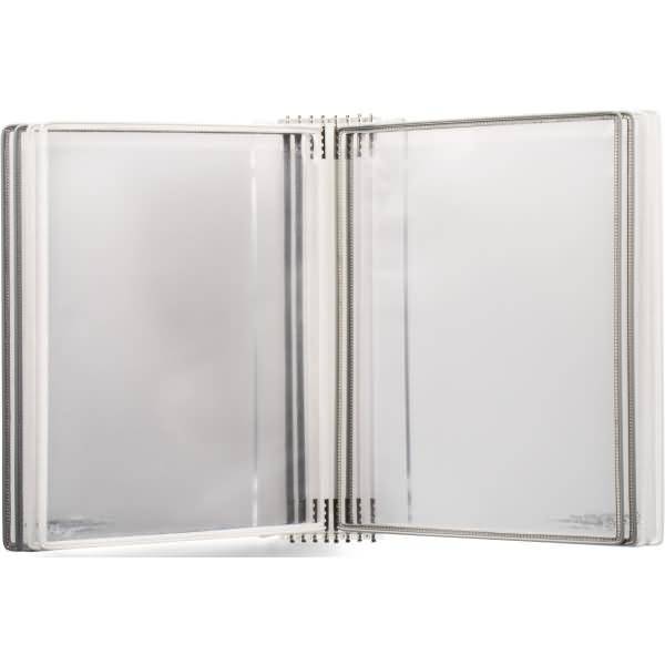 Wandelement Crystal A4 mit 8 Sichttafeln - 4x weiß/ 4x grau