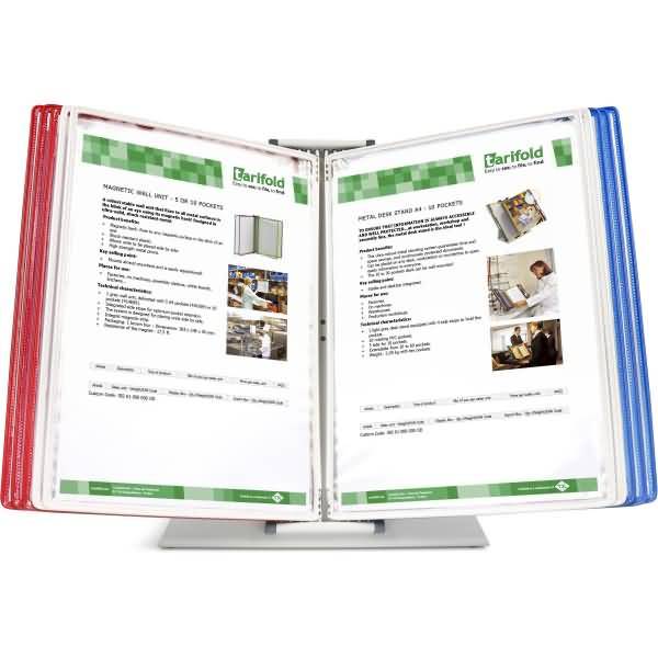 Tisch-Sichttafelständer 10 Tafeln Sortierung USA