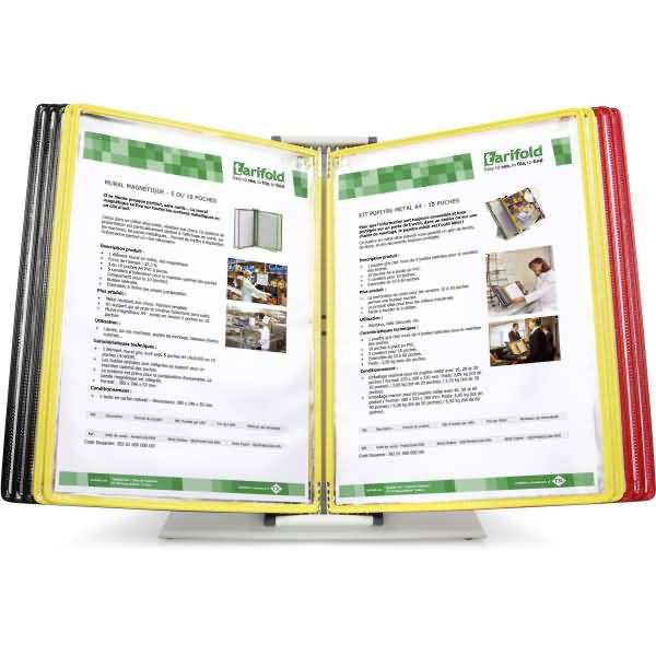 Tisch-Sichttafelständer 10 Tafeln Sortierung Belgien