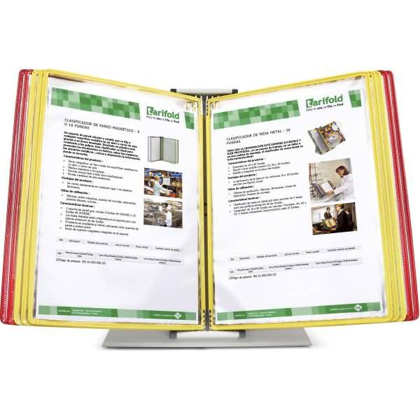 Tisch-Sichttafelständer 10 Tafeln Sortierung Spanien