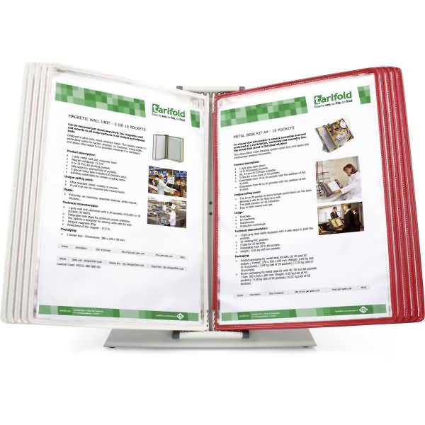 Tisch-Sichttafelständer 10 Tafeln Sortierung Polen