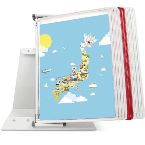 Tisch-Sichttafelständer 10 Tafeln Sortierung Japan