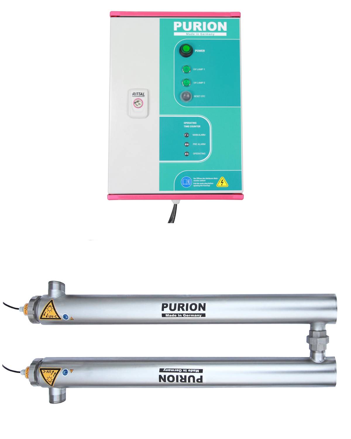 PURION 2501 Dual OTC Lebensdauerüberwachung Pool ohne Algen und Keimen 28 m³/h