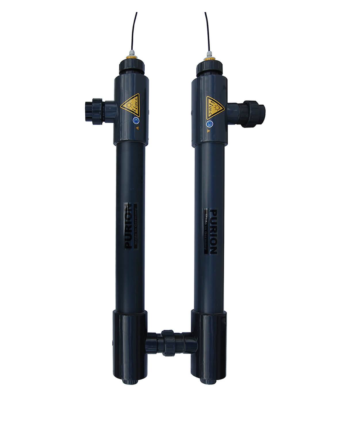 PURION 2501 PVC-U Dual Basic Salzwasser Pooldesinfektion mit UV Anlagen  28 m³/h Durchsatz