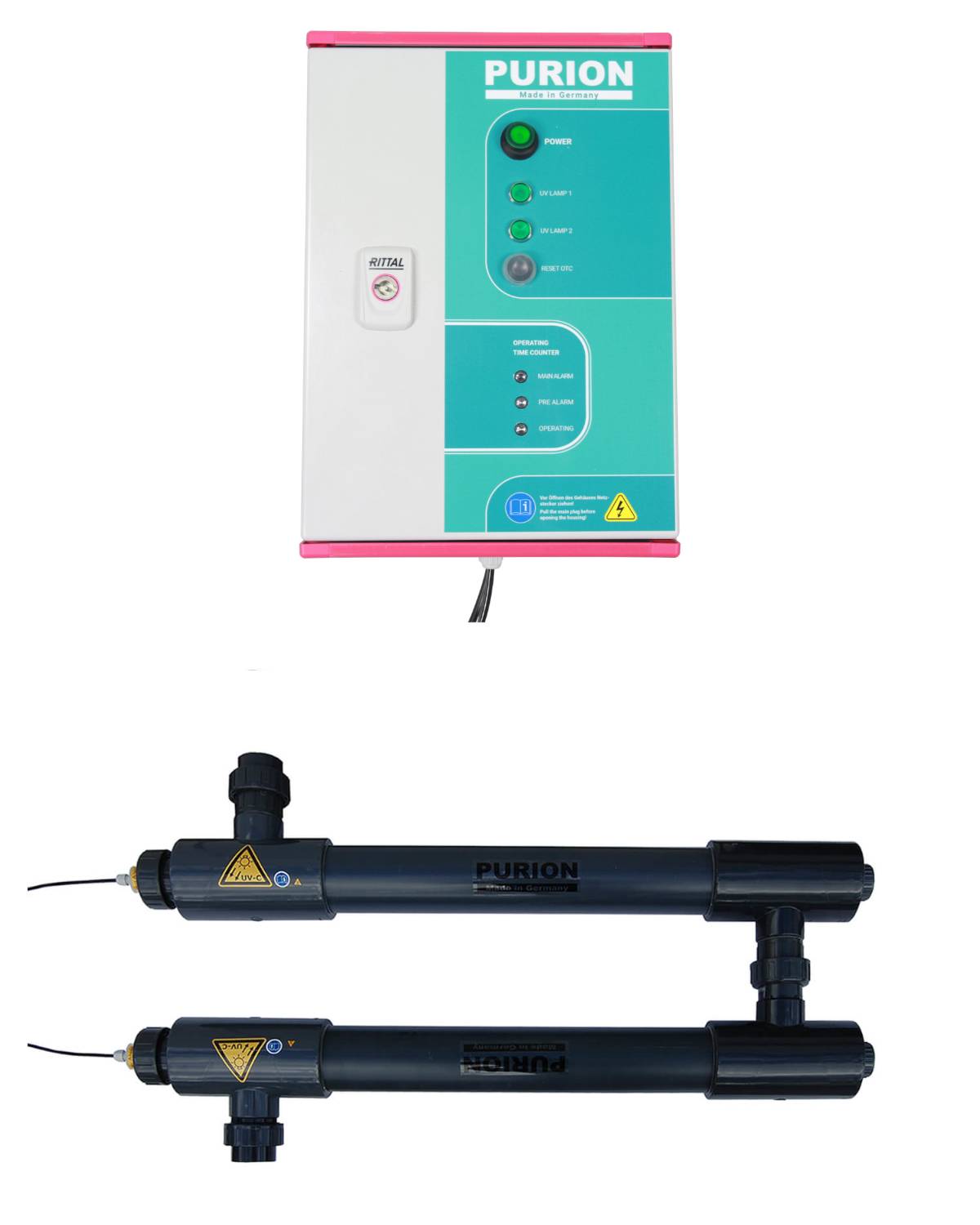 PURION 2501 PVC-U Dual Lebensdauerüberwachung Salzwasserpool reinigen, 28 m³/h