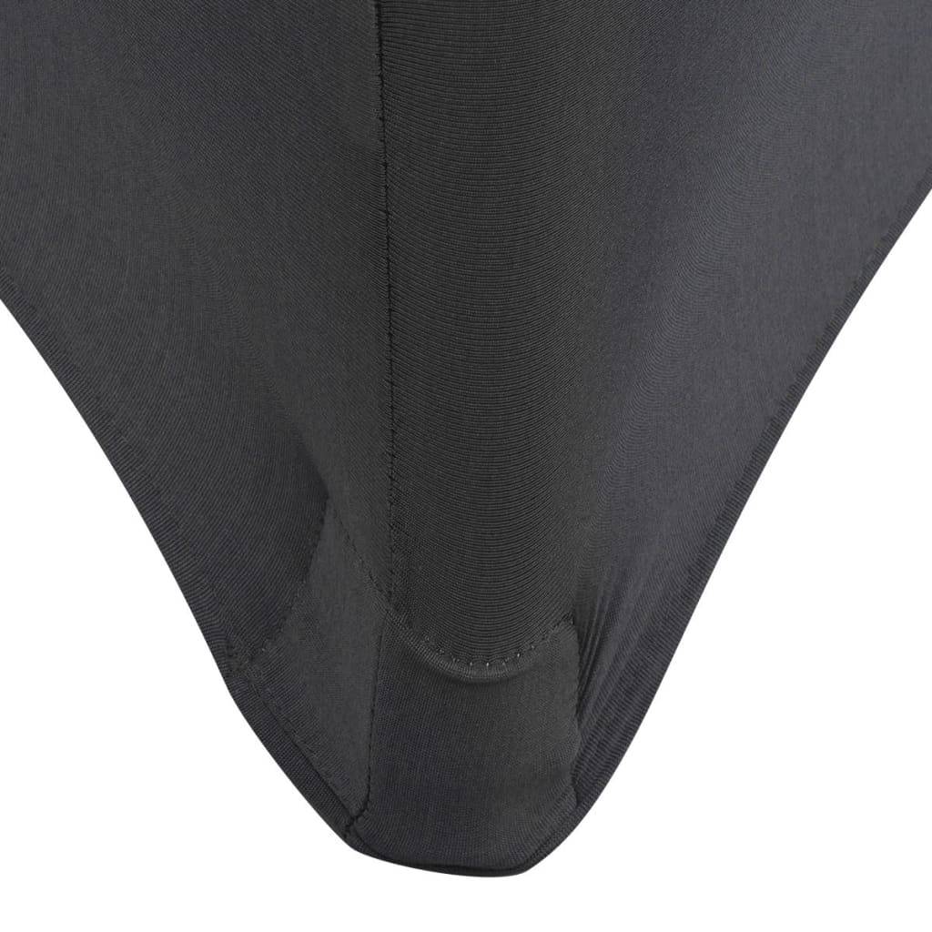 vidaXL Stretch-Tischhusse 2 Stk. 120 x 60,5 x 74 cm Anthrazit