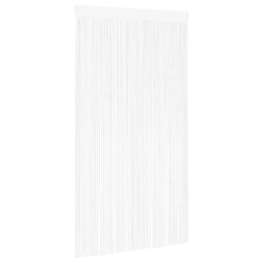 vidaXL Fadenvorhang 2 Stk.100 x 250 cm Weiß