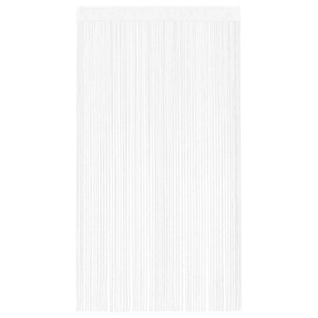 vidaXL Fadenvorhang 2 Stk.100 x 250 cm Weiß