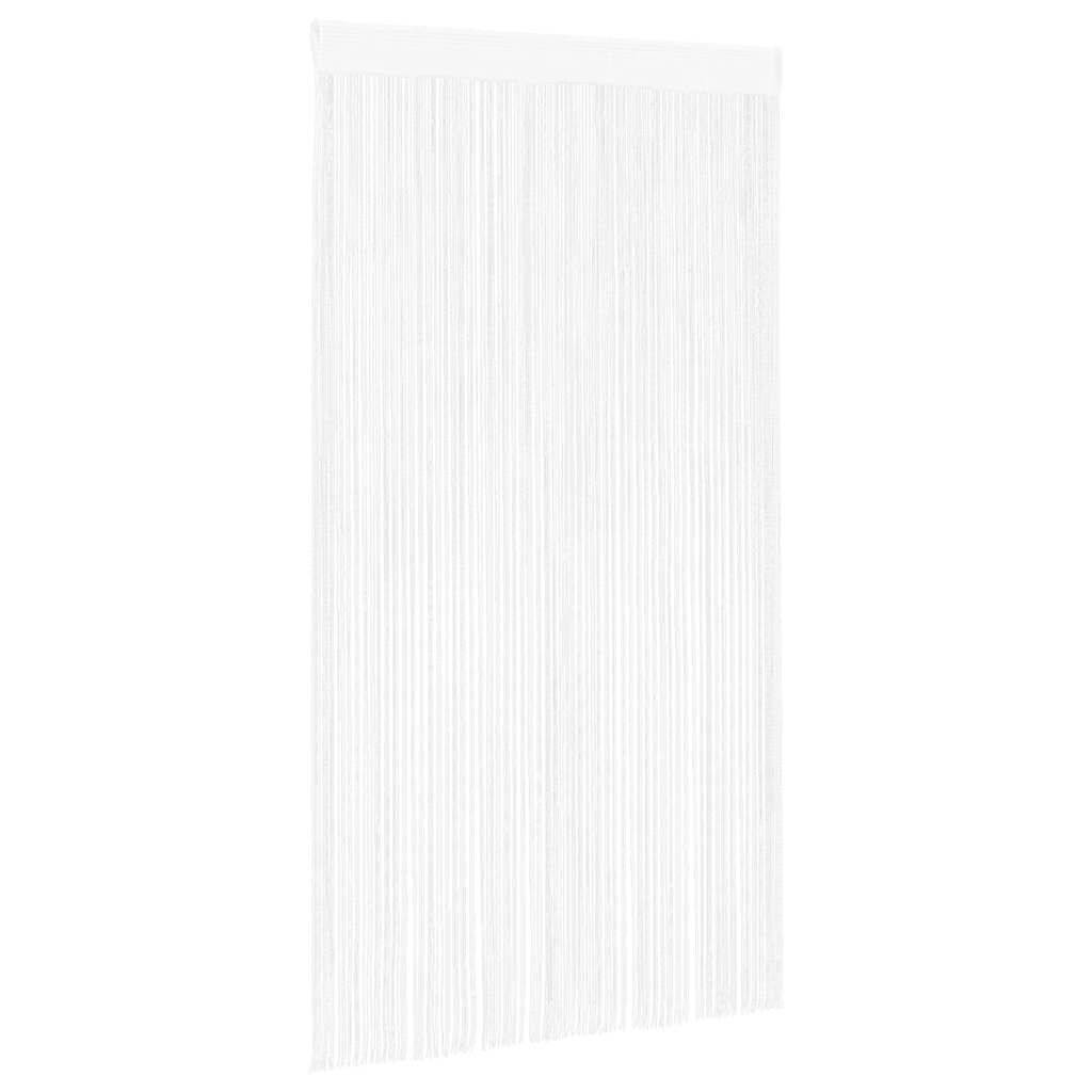vidaXL Fadenvorhänge 2 Stk. 140 x 250 cm Weiß