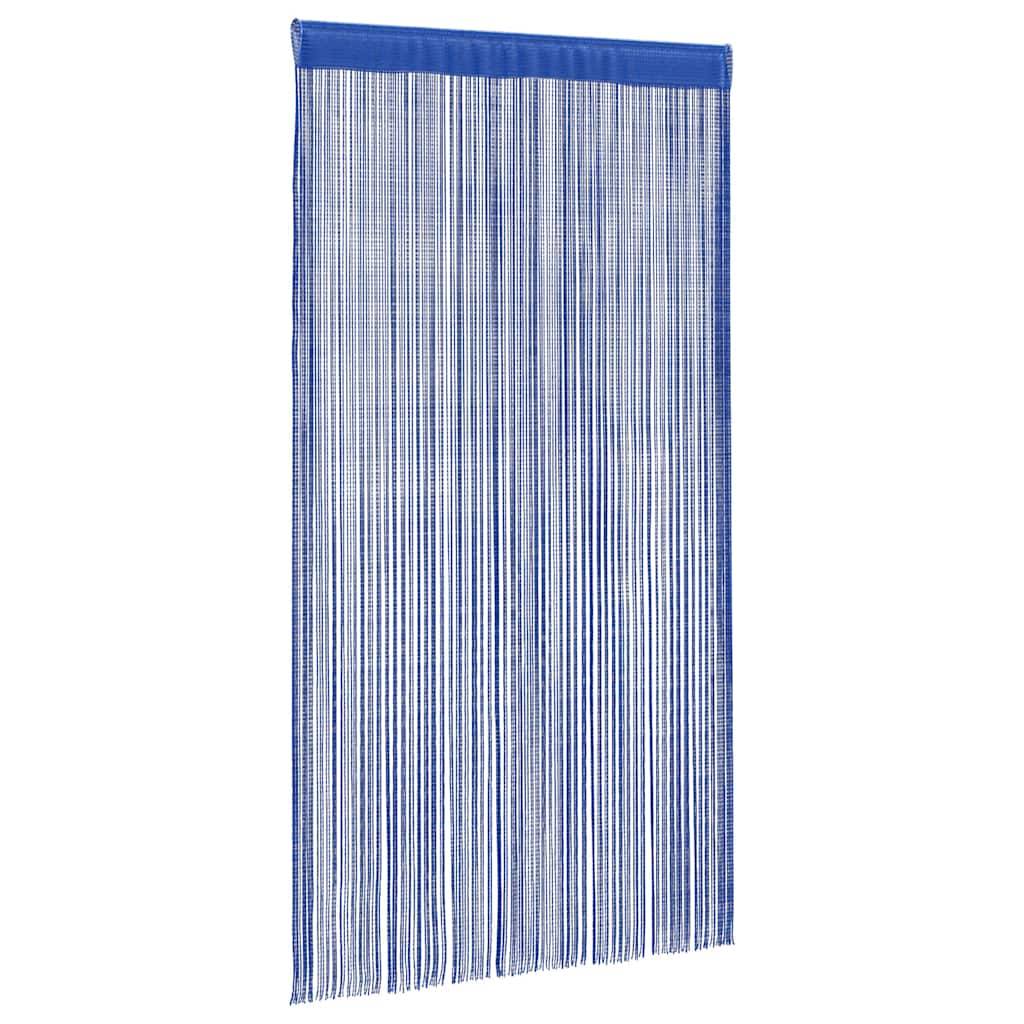 vidaXL Fadenvorhänge 2 Stk. 140 x 250 cm Blau
