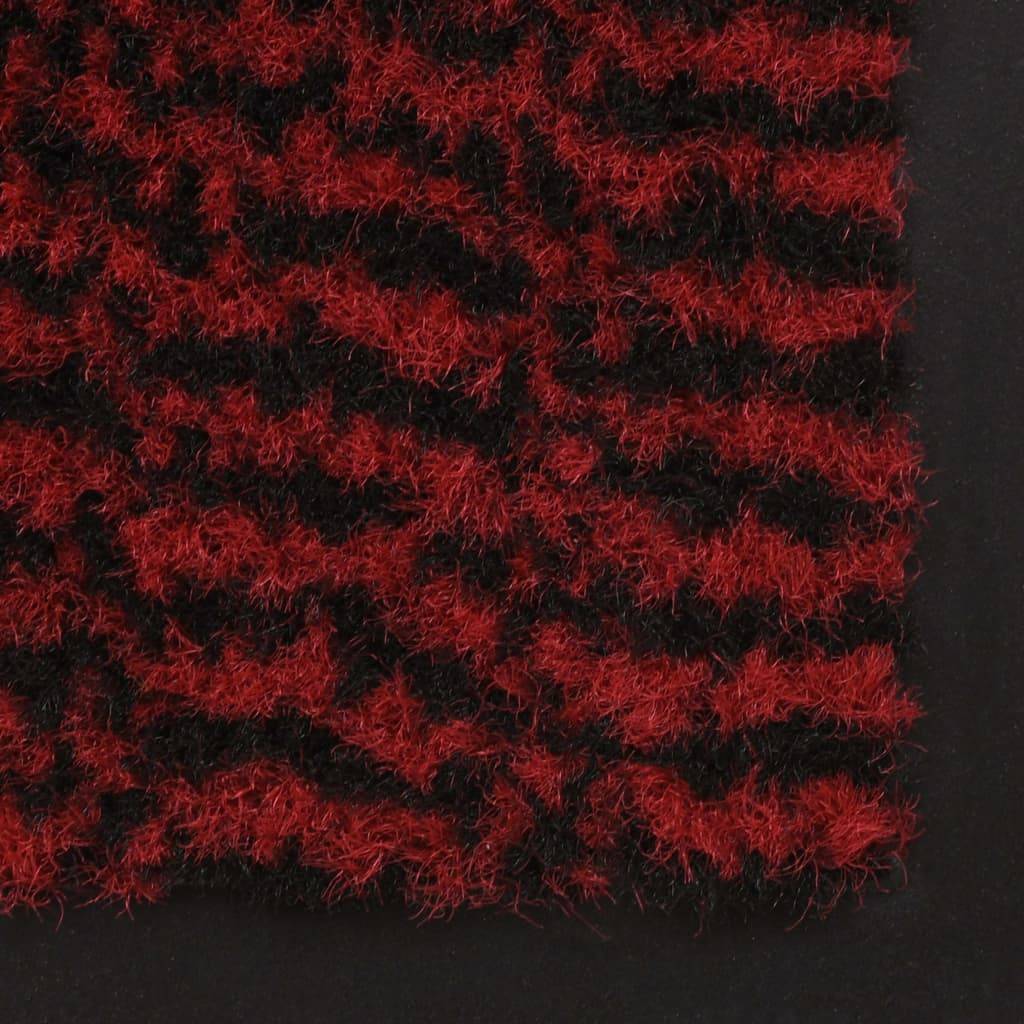 vidaXL Schmutzfangmatten 2 Stk. Rechteckig Getuftet 60x90 cm Rot