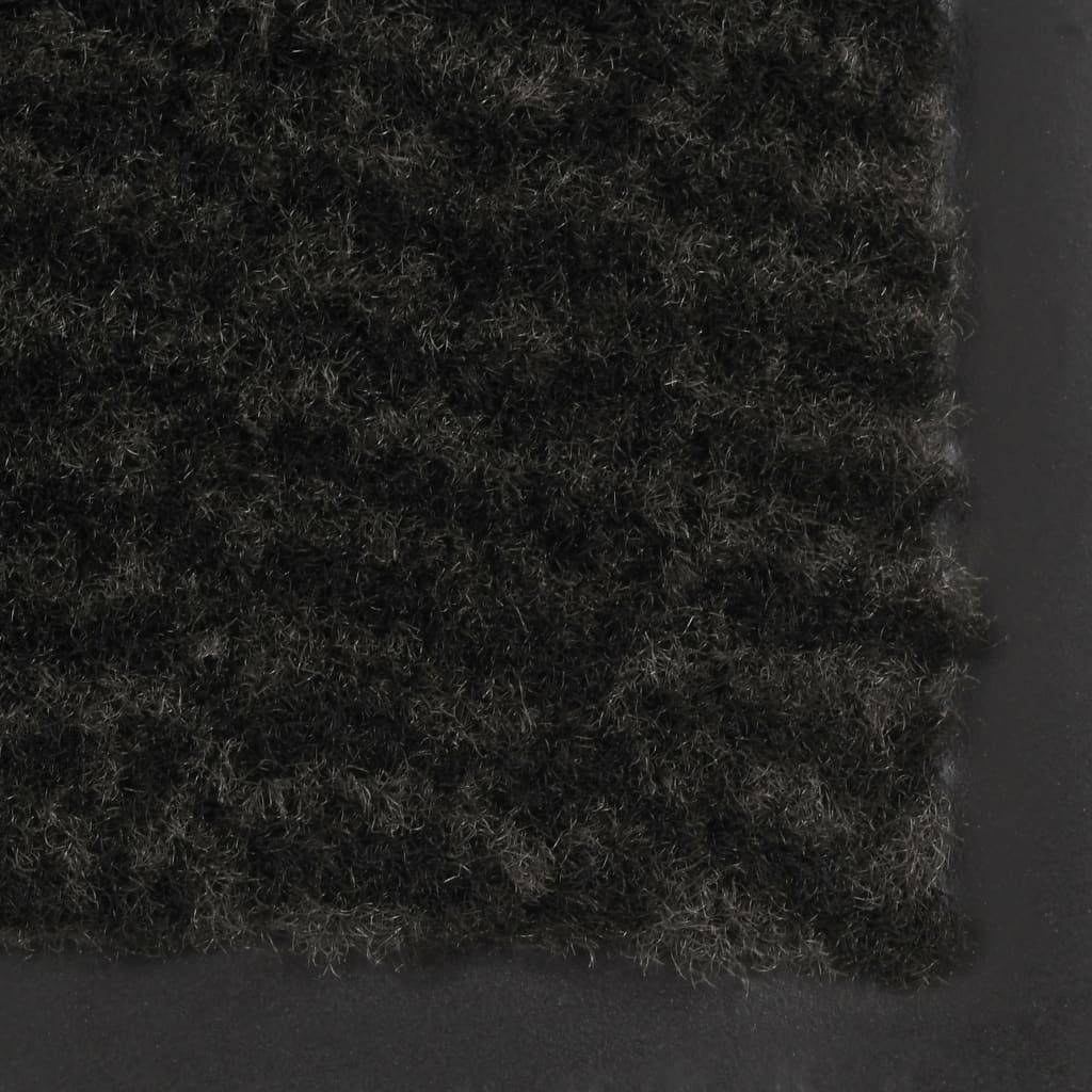 vidaXL Schmutzfangmatte Rechteckig Getuftet 60x90 cm Schwarz