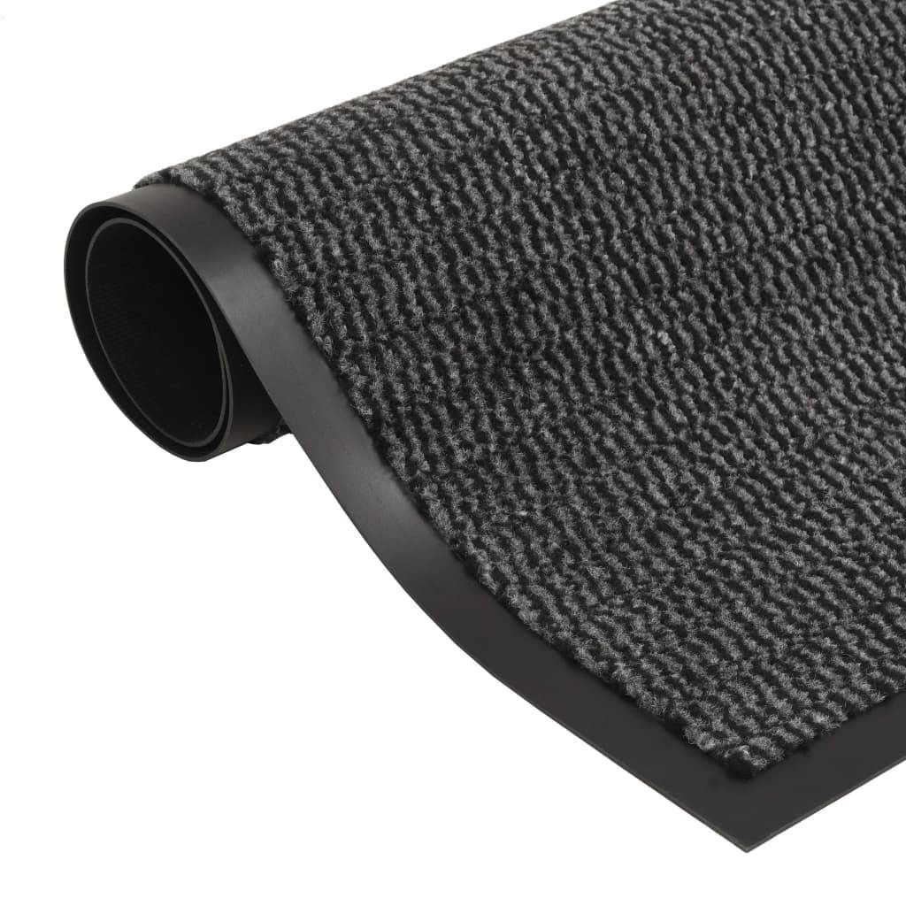 vidaXL Schmutzfangmatten 2 Stk. Rechteckig Getuftet 60x90 cm Anthrazit
