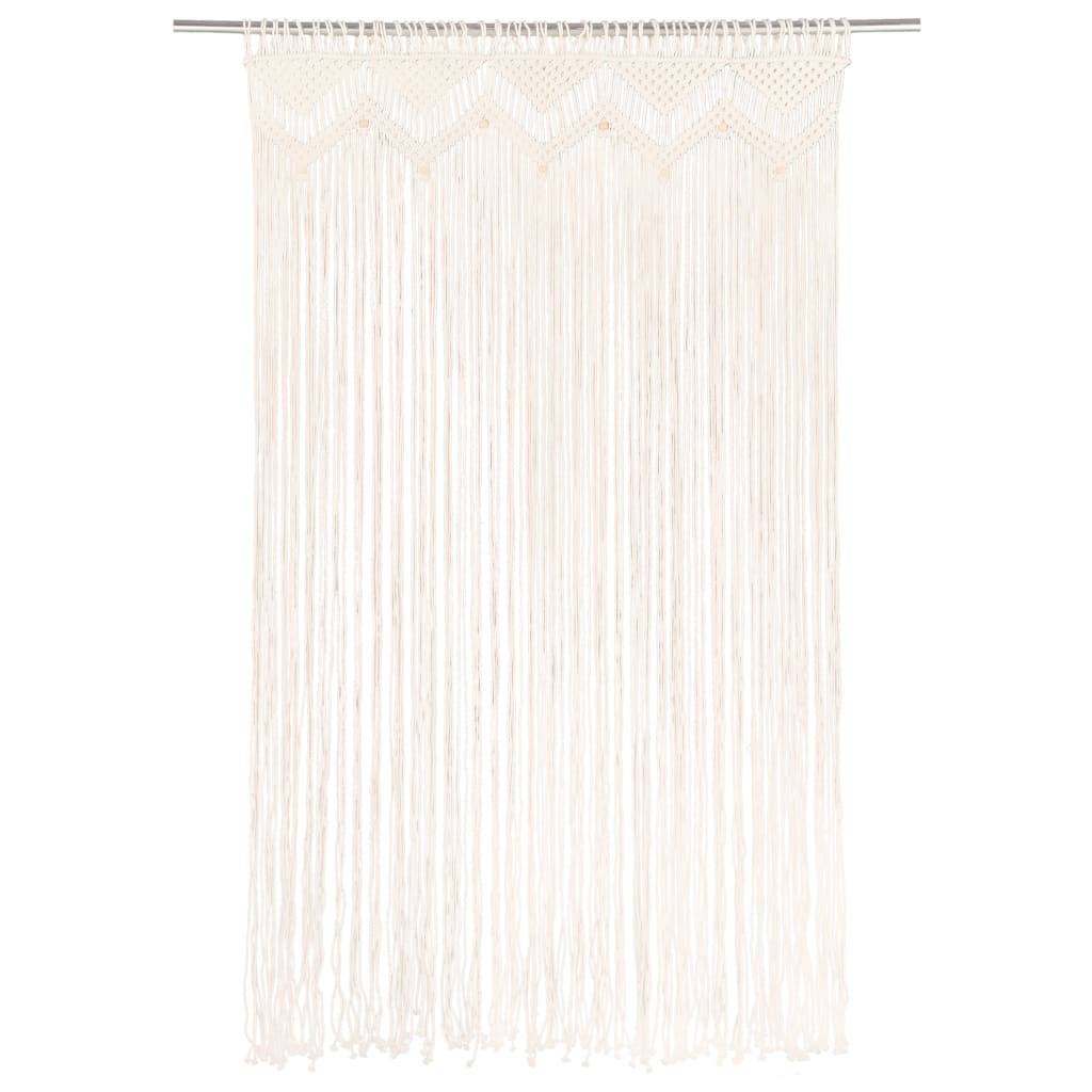 vidaXL Makramee Vorhang 140×240 cm Baumwolle