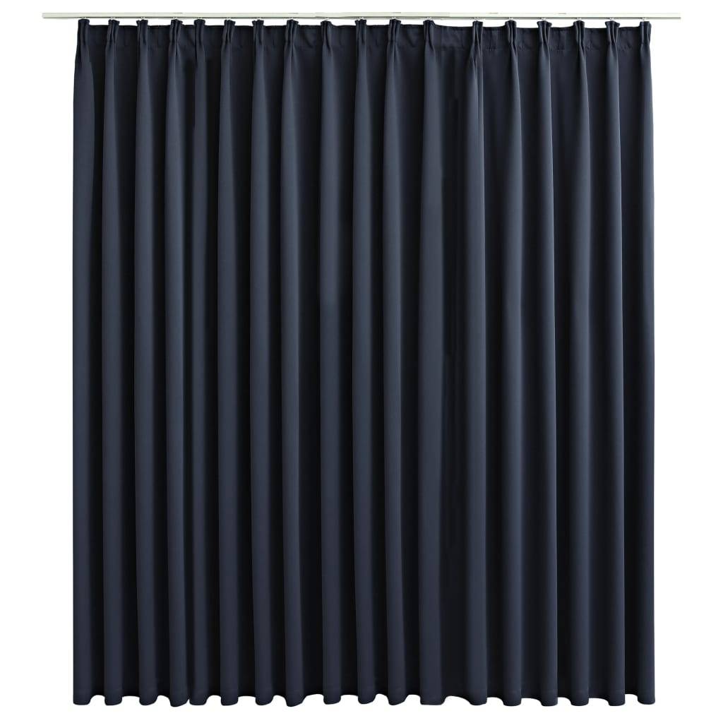 vidaXL Verdunkelungsvorhang mit Haken Anthrazit 290 x 245 cm