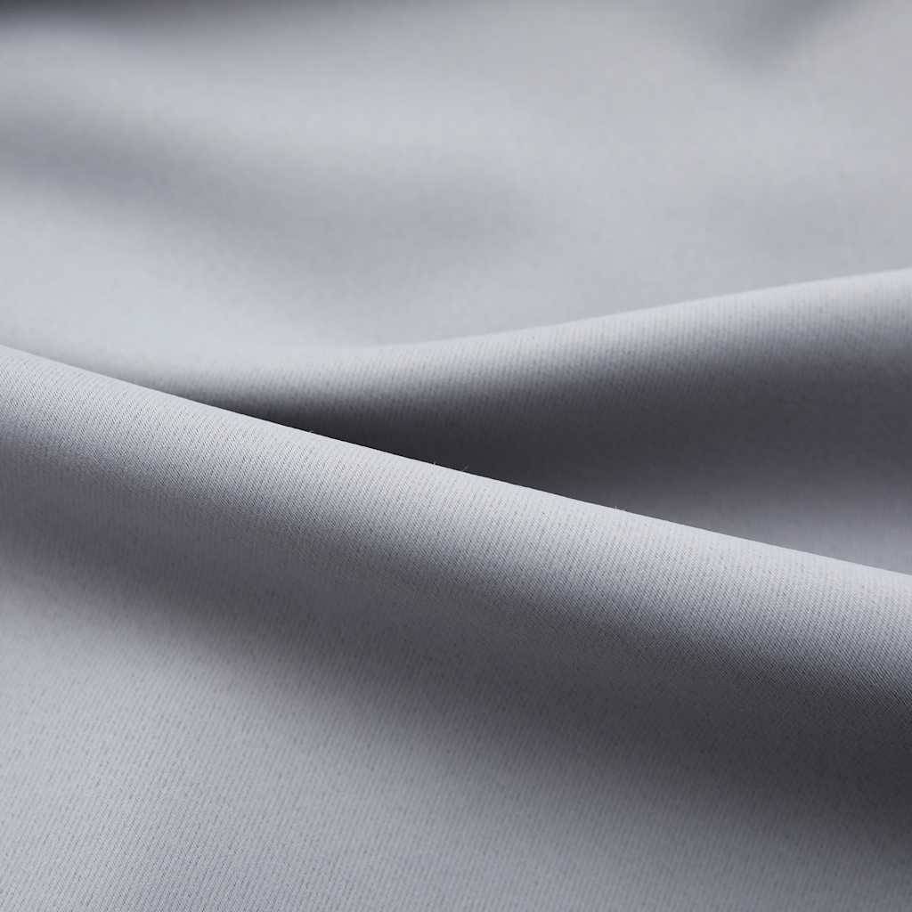 vidaXL Verdunkelungsvorhänge mit Haken 2 Stk. Grau 140x225cm
