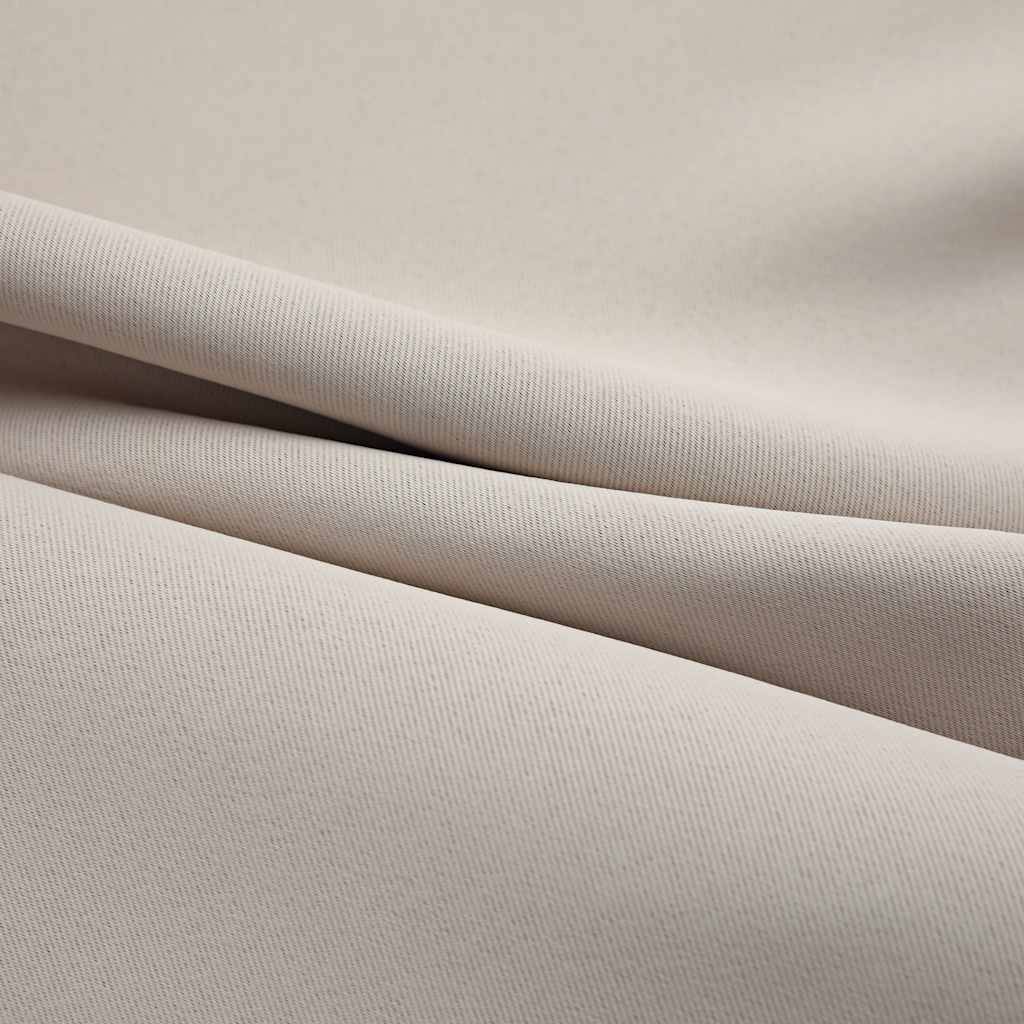 vidaXL Verdunkelungsvorhänge mit Metallösen 2 Stk. Beige 140x245 cm
